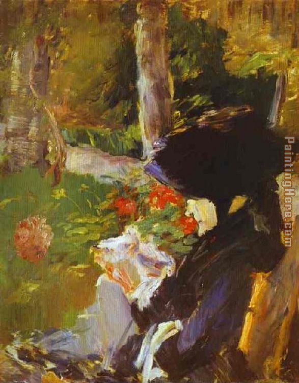 Edouard Manet Manet's Mother In The Garden At Bellevue
